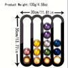 1pc  Magnetic Coffee Capsule Storage Holder Holds Up To 20 Coffee Bags And Is Suitable For Mounting On Refrigerators And Freezers.