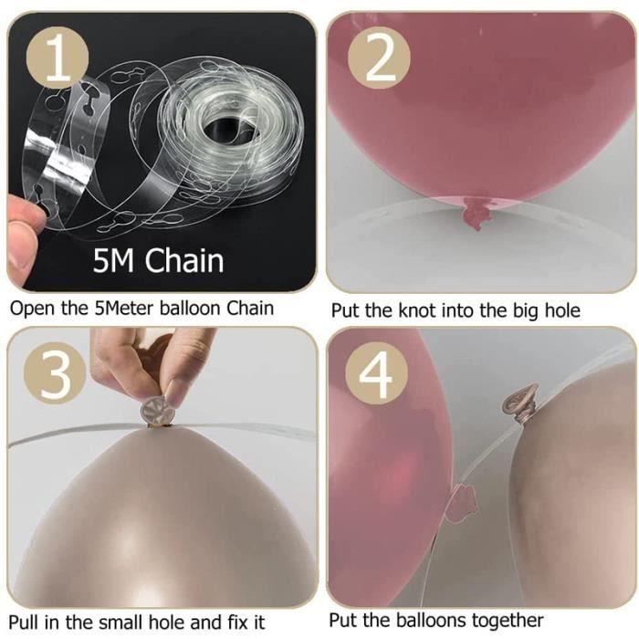 Пыльно-розовый персиковый воздушный шар, арочный комплект, свадебные украшения для детского душа, дня рождения