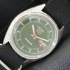 JAPAN VINTAGE SEIKO 5 AUTOMATIC 6309A MENS GREEN COLOR DIAL WATCH A701248-5 R206a-a701248