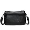 New Women's Crossbody Bag New Small Square Bag Trendy Fashion Casual Simple Double-deck Retro One Shoulder Messenger Bag