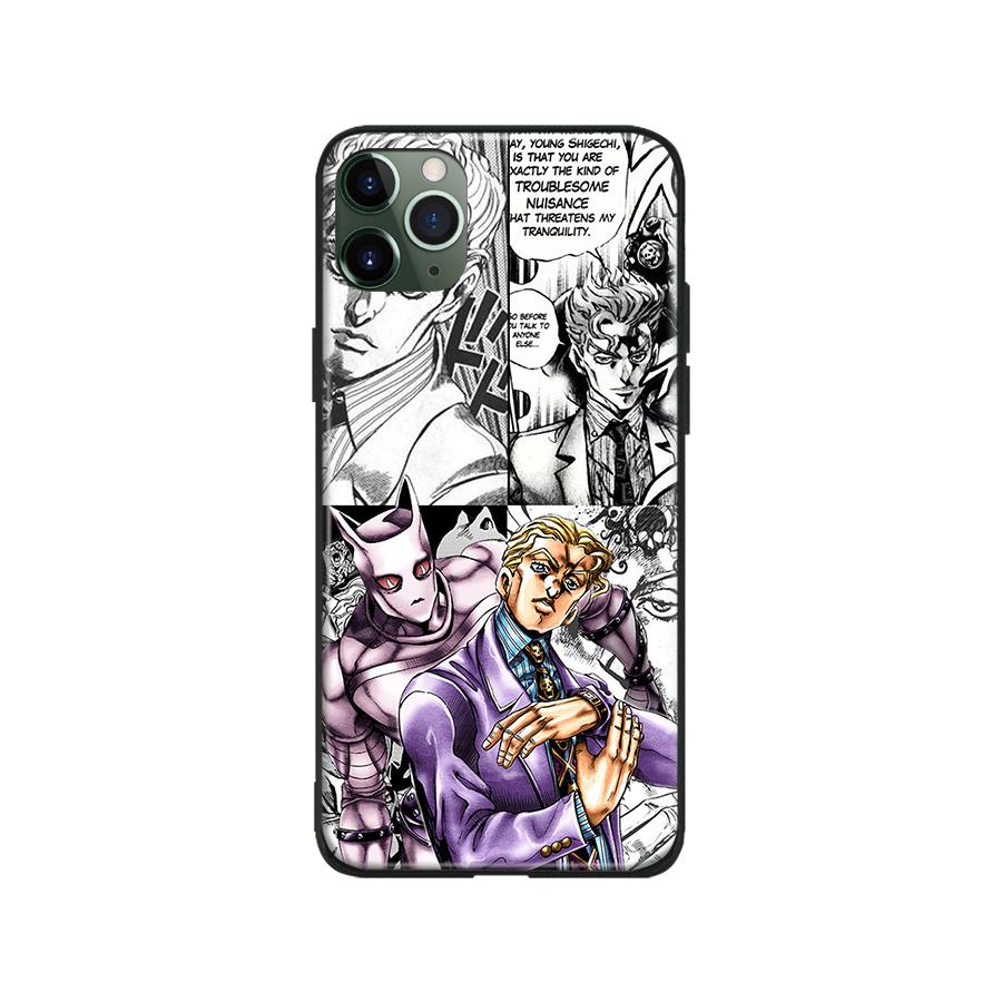 Мягкий силиконовый чехол для телефона JoJo's Bizarre Adventure с персонажем для iPhone 6s 7 8 Plus X XR XS 11 12 13 mini Pro Max