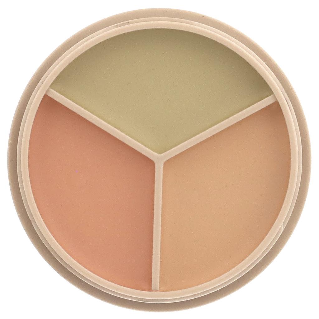 The Saem Консилер Cover Perfection Triple Pot, 01 Correct Beige, 4,5 г за штуку