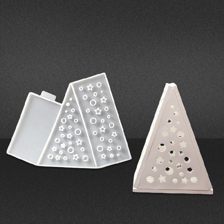 Гибкая силиконовая форма с легким извлечением, featuring designs of stars, suitable accessory for various materials and daily uses
