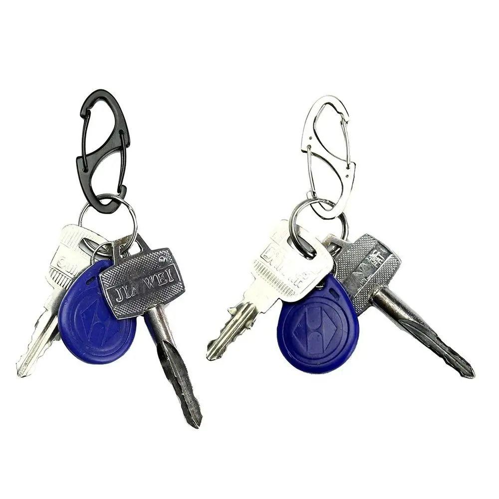 5 шт. цинковый сплав цинка S-типа брелок крючок двухсторонний рюкзак защелка клипса горный альпинизм