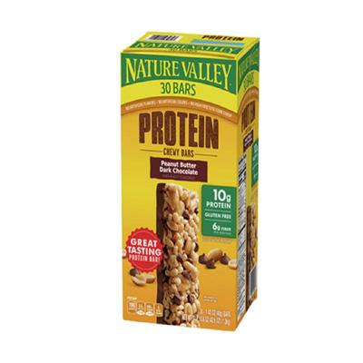 Протеиновый батончик Nature Valley с арахисовым маслом, темный шоколад, 40 г x 30 шт., 1,2 кг