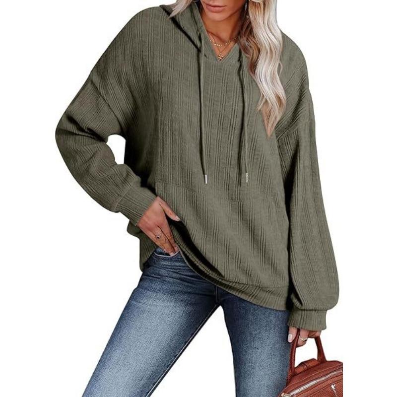 Autumn Winter Loose Pullover Hooded Women's Top Casual Pocket Long Sleeved Hoodies & Sweatshirts Women’s