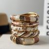 Best-selling new enamel bracelets, vintage oil-dripping coffee color enamel bracelets for women