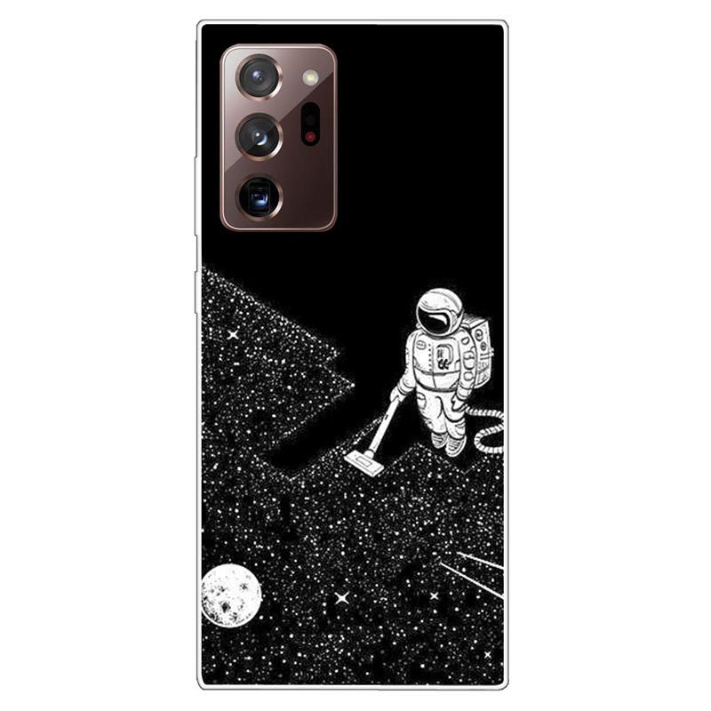 Мягкий чехол для Samsung Note 20 Ultra Чехол S20 FE TPU Принт Кошка Силиконовые чехлы для Samsung Galaxy Note20 M52 5G Funda Coque Прозрачный