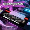 Custom Name Personalized Knight Rider Pattern Mousepad, Laptop PC Desk Mat, Decorative Desk Mat for Home Keyboard Pad Gift
