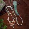 Chinese Style Horse Face Skirt Necklace Pearl Chinese Necklace Sweet Hanfu Ruyi Pendant  Decoration