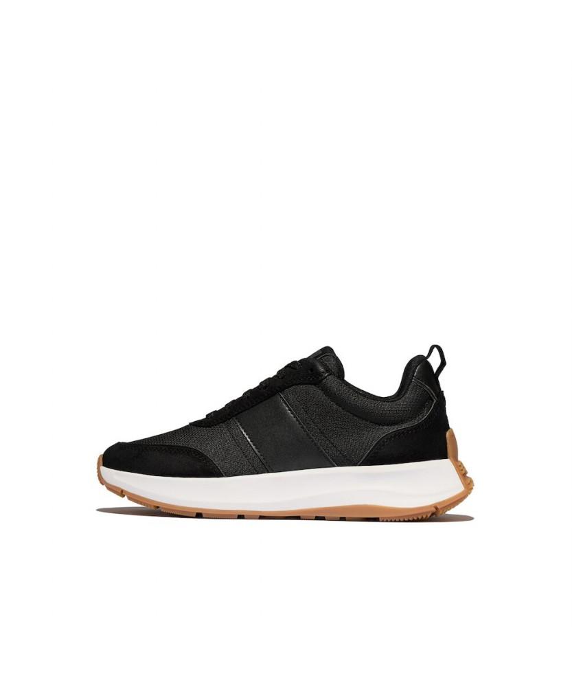 Fitflop [Ssf Exclusive] [F-Mode] Женские кроссовки на платформе из замши и других материалов - Черные (Ft59K2N025)