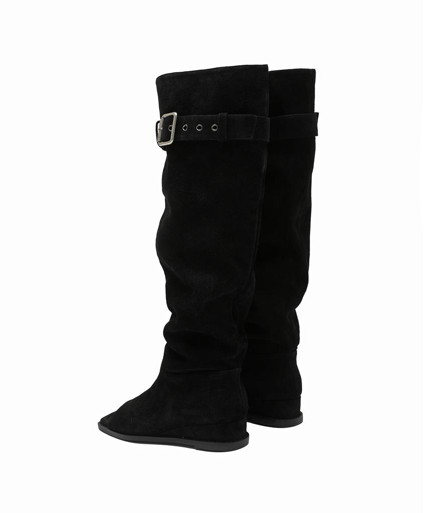Sandric Open-Toe Boots_Black
