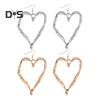 1 Pair Love Earrings Retro Exaggerated Style Polished Zinc Alloy Hook Earrings Party Club Cosplay Hanging Earrings Ear Jewelry