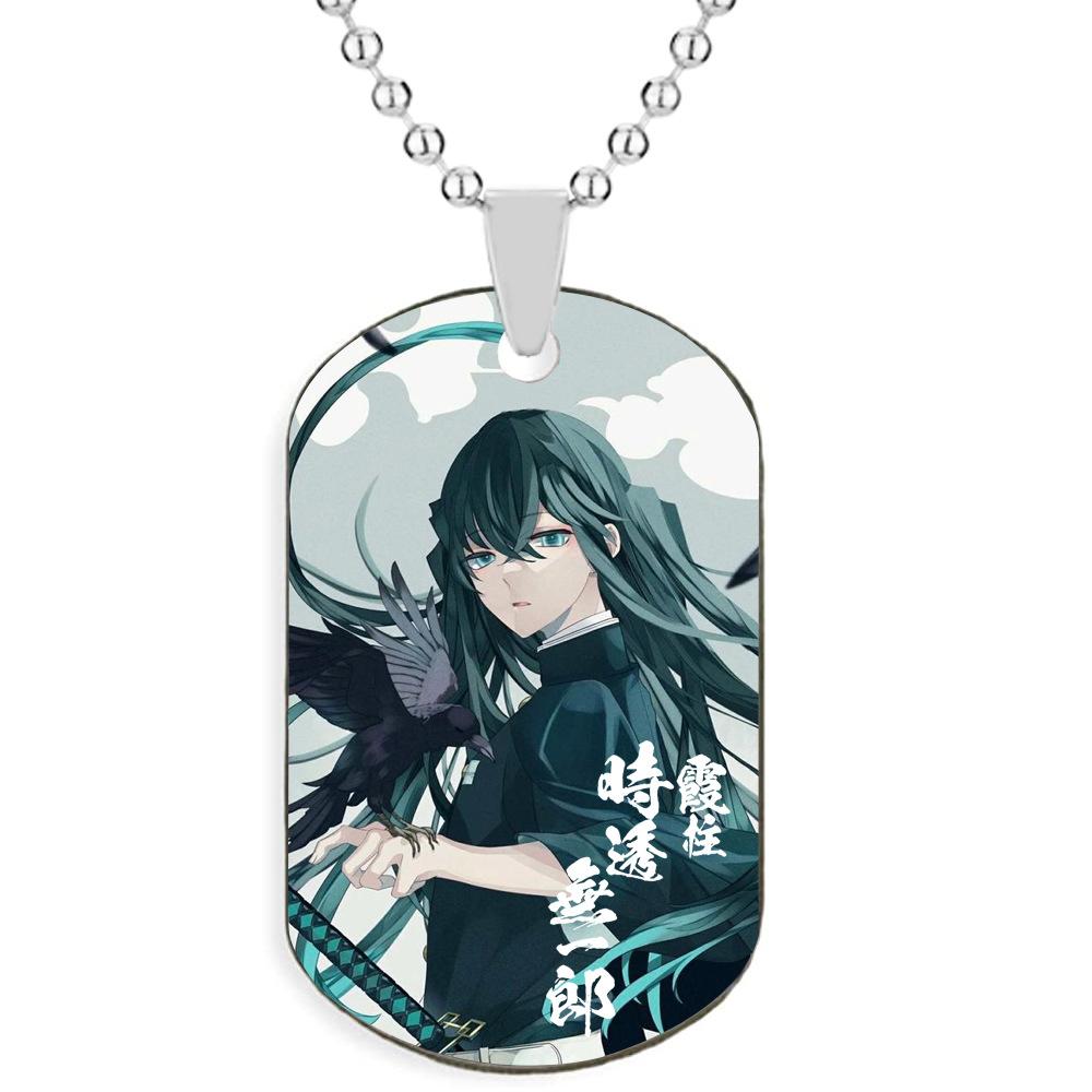 Аниме Убийца Демонов: Ожерелье с подвеской в виде персонажа Yaba, мужские и женские украшения для косплея