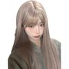 Логичный парик для кошек: Taro Purple Длинные прямые в стиле Лолиты для повседневной носки