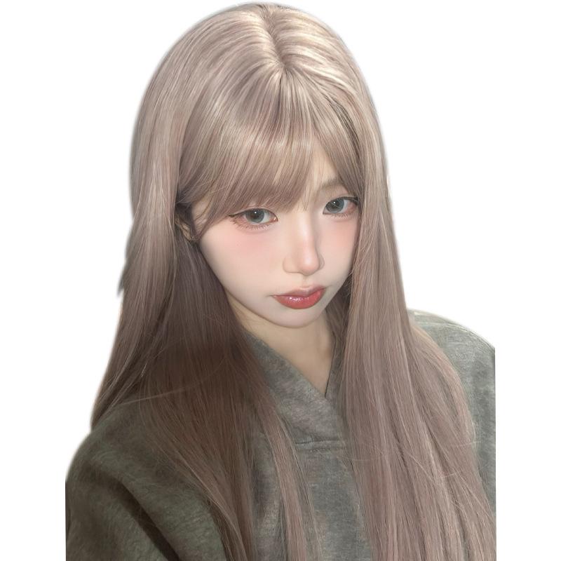 Логичный парик для кошек: Taro Purple Длинные прямые в стиле Лолиты для повседневной носки