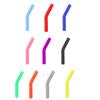 10 Pcs 304 Stainless Steel Straw Silicone Cover Suitable for 8mm Color Straw Nozzle Cover Silicone Head Straw Set