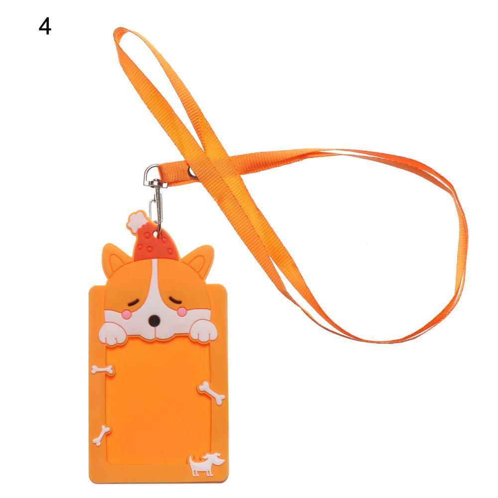 Supplies New Badge Cute Animal Protector Cover Name Card Card Holders Card Sleeve ID Card Pouch