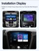 Универсальный 7-10-дюймовый экран для центральной консоли автомобиля с навигацией, камерой заднего вида и радио
