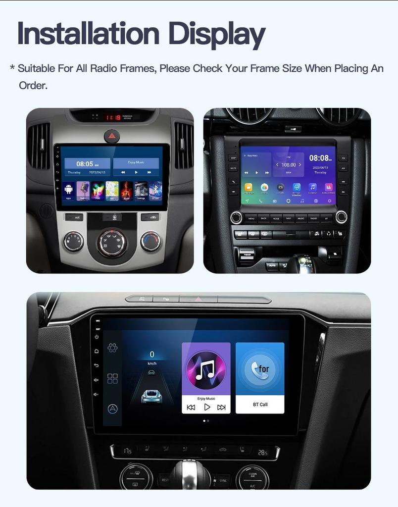 Универсальный 7-10-дюймовый экран для центральной консоли автомобиля с навигацией, камерой заднего вида и радио