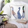 Runner Duck Trio Throw Cushion Pillow Cover Pillowcase Funny Duck Runner Ducks Indian Runner Duck Three Ducks Waterfowl Farm