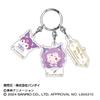 Sanrio Yes Precure 5 Gogo X Sanrio Characters Triple Acrylic Key Chain 06 Milky Rose X Kuromi