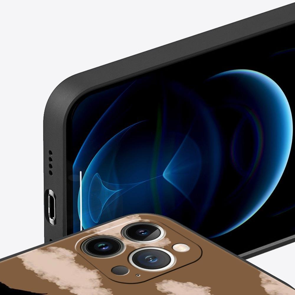Арт Животные Чехол для телефона с лошадью Для iPhone 17 16 15 Pro Max 11 12 13 14 7 8 Plus SE 2020 X XR XS Чехол Мягкий Черный