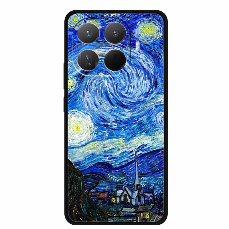 3D TPU Чехол для Xiaomi 15T 15 T 5G Рельефные Цветы Coque Тисненые Цветы Funda Силиконовый Мягкий Задний Чехол для Телефона для Xiaomi15T