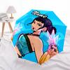 Personalized Name K-KPop Demon Hunters Print Umbrella - Automatic Open/Close, Eight-Rib Durable Frame, Automatic Folding Umbrella