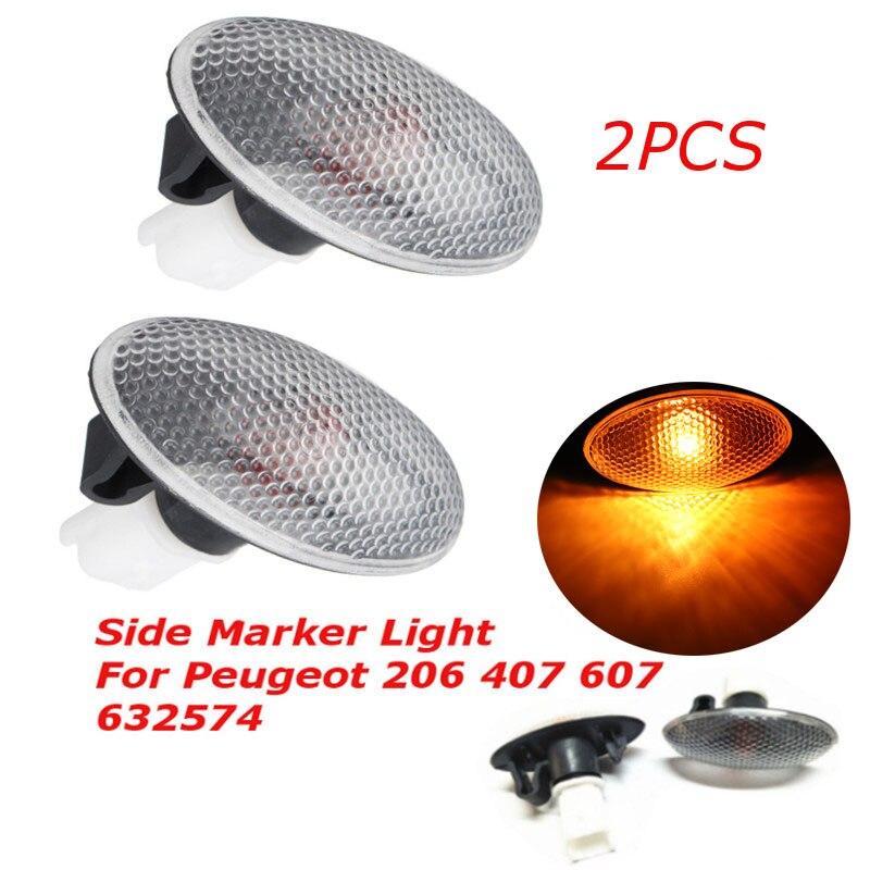 12 В боковой габаритный фонарь-повторитель 55 Вт для Peugeot Citroen C2 Xsara Picasso C5 Berling 632574 лампы указателей поворота боковой индикатор