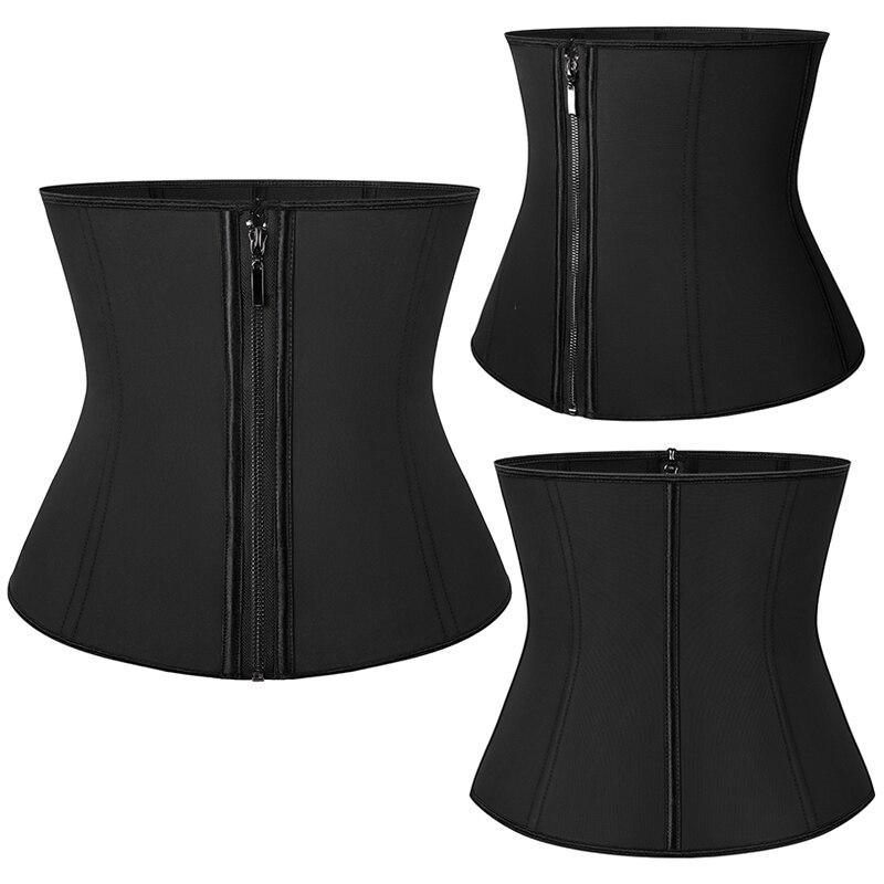 Latex Waist Trainer Cincher Corset for Women Weight Loss Shaper Belly Trimmer Belt Sauna Sweat Girdle Slimming Modeling Straps
