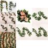 Rose Artificial 25m Leaf Garland Silk Flower Vine Ivy Wedding Garden Home Decor