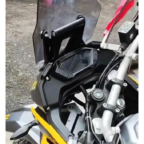 22MM Motorcycle Crossbar Phone Holder Stand Holder GPS Navigation Plate Bracket Compatible with Loncin VOGE 300 Rally