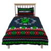 Minecraft Pixel Christmas Reversible Duvet Set