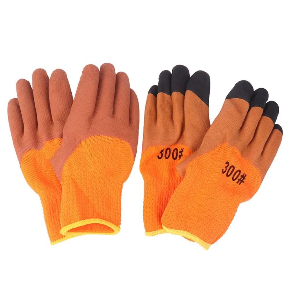 1 Pair Yellow Work Gloves Nitrile Pet Glove Safety Suppliers Protective Glove Work