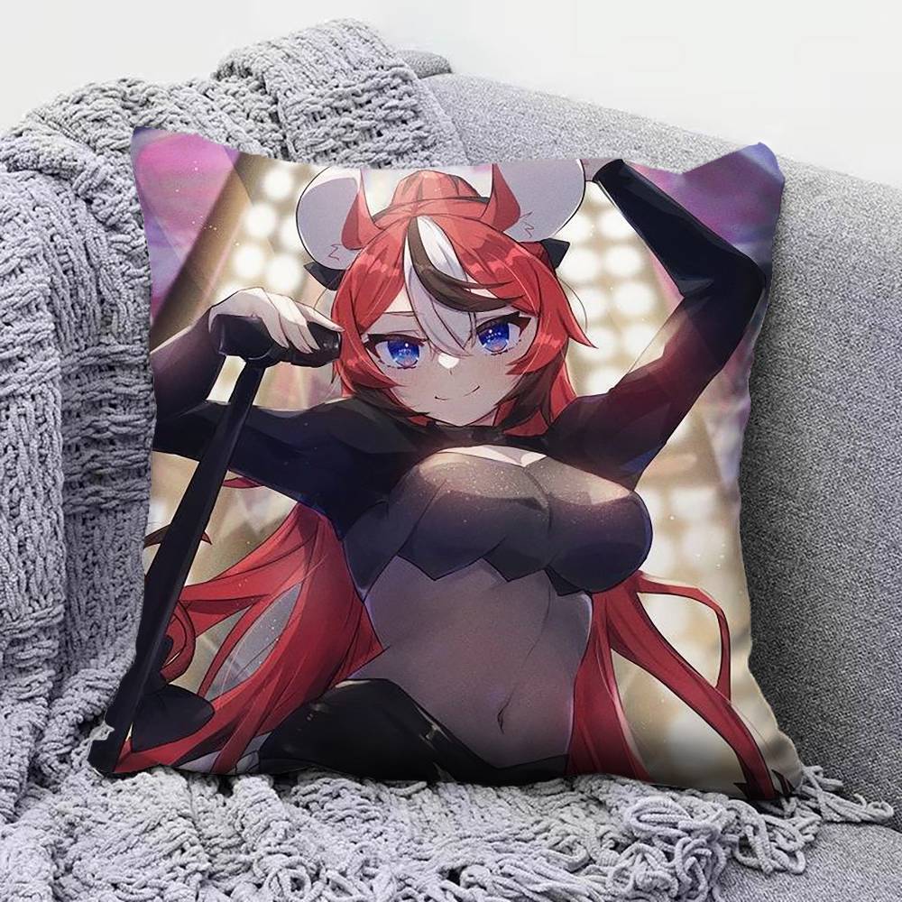 hakos balez Hololive Pillow Covers Home Sofa Cushion Covers and Aecorative Custom