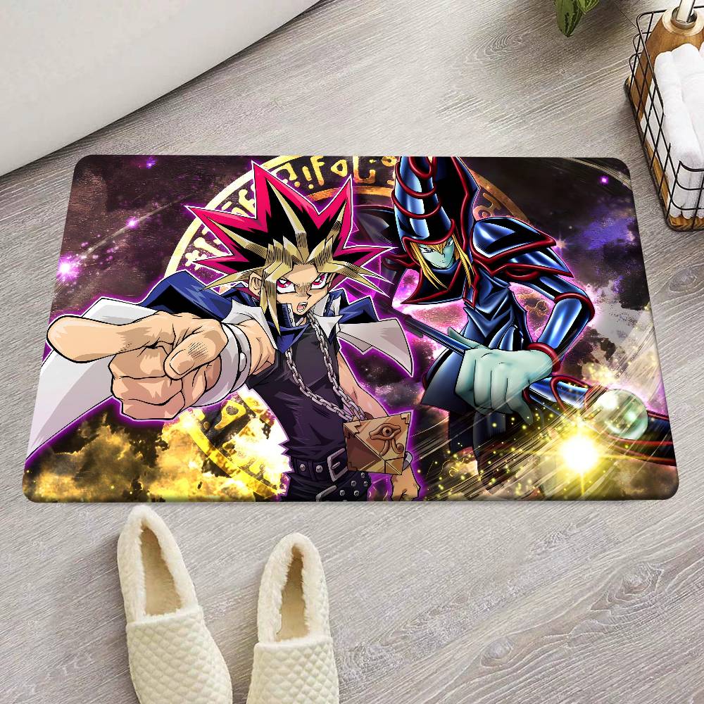 1PC Anime Y-Yu G-gi O-oh Bathroom Mat Anti-slip Absorb Water Long Strip Cushion Bedroon Mat Welcome Doormat
