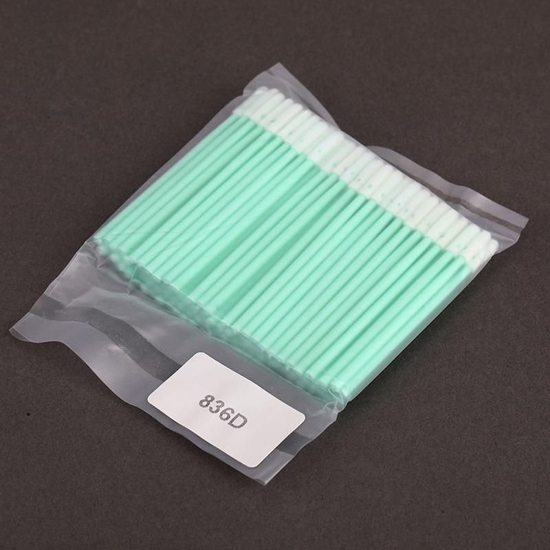 100Pcs Sponge Head Cleaning Swab Printer Swab Dust-Free Cotton Swab Wiping Stick