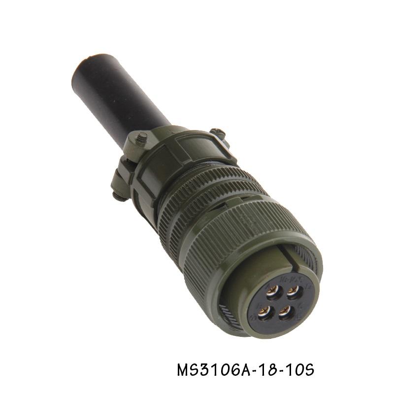 Aviation Plug 18-10S 18-10P MR-PWCNS4 MS3106A MS3108A MS3102A Servo Motor Panel Metal Connector 18-13S