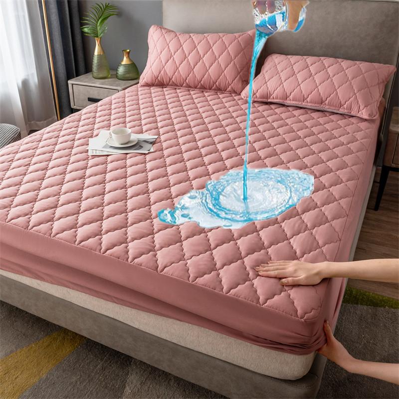 11 цветов стеганый процесс водонепроницаемый чехол для матраса Queen Size 180x200 см простыня защитный чехол для матраса для односпальной двуспальной кровати
