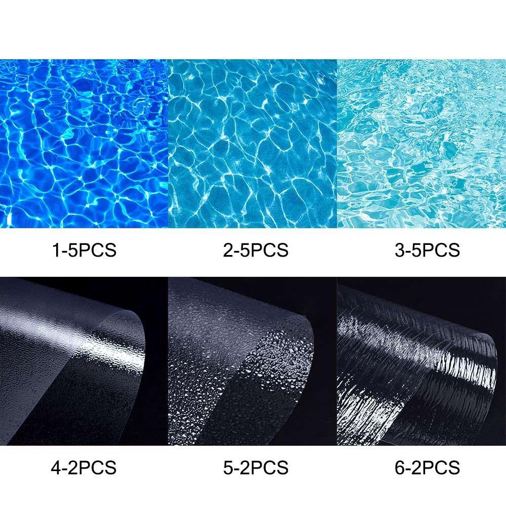 Прозрачная синяя бумага-наклейка с имитацией текстуры воды для изготовления песочниц Песочница