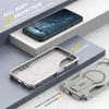Бронированный магнитный чехол для телефона Samsung Galaxy A55 A16 A35 A25 A05 A54 5G Magsafe Беспроводная зарядка С подставкой Противоударный чехол