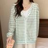 Navava Cool Summer Stripe Thin Long Sleeve Hoodie Jacket Nc382