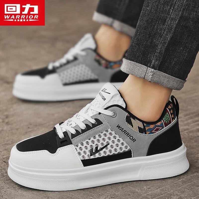 Warrior Men's L699C Breathable Thick-Sole Casual Skate Shoes