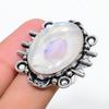 Mystic Topaz Handmade 925 Sterling Silver Jewelry Ring Size 7 V2a39