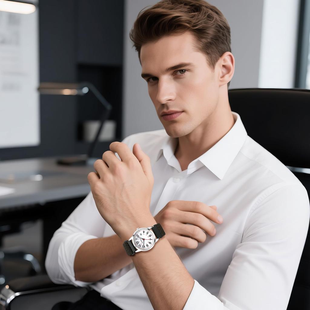 Наручные часы с плетеным ремешком, водонепроницаемые, плетеные, цветные, кварцевые, легко регулируемые, милые, день, мужские, ремешок, окошко, календарь, браслет, часы, читать, циферблат,