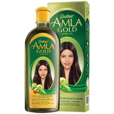 Уход за волосами Золотое масло для волос 200 мл. Amla для сухих и поврежденных волос - Делает ваши волосы Сильными, Длинными, Мягкими и Блестящими