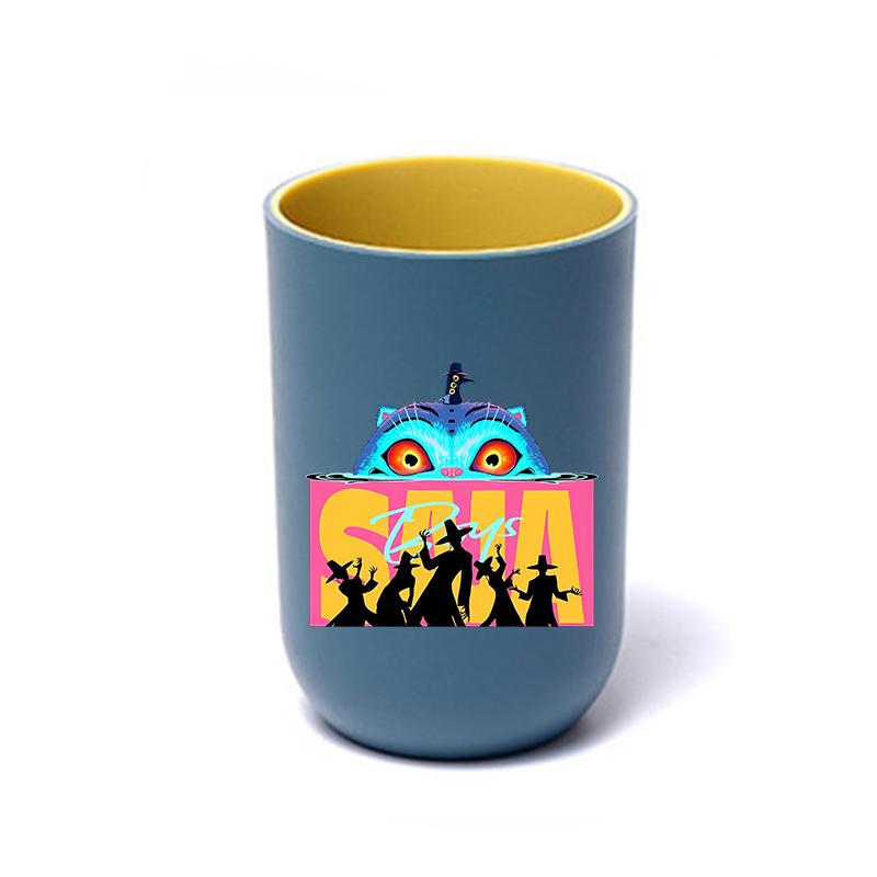 KPop Demon Hunters Hot Movies Water Cup Toothbrush Cup Cartoon Anime Mouthwash Cup Children's Water Cups Boy Girl Birthday Gifts
