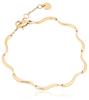 ESSENTIAL WAVES Gold Tone Stainless Steel Chain SKJ1786710 [Skagen] Women's Bracelet,