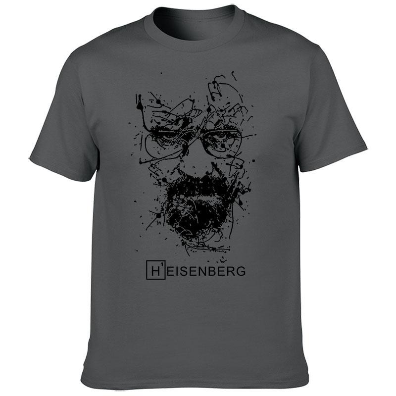 European and American Creative Breaking Bad Heisenberg T-shirt TV Series Printing Men's Street Fashion T-shirt Casual Top